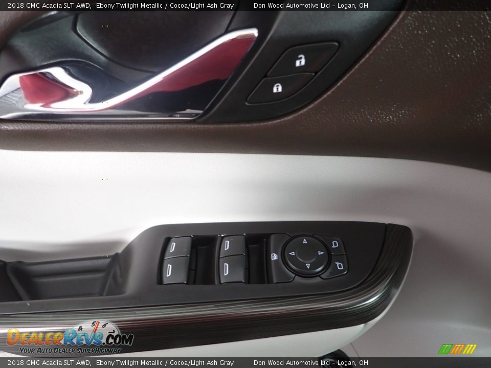 2018 GMC Acadia SLT AWD Ebony Twilight Metallic / Cocoa/Light Ash Gray Photo #18