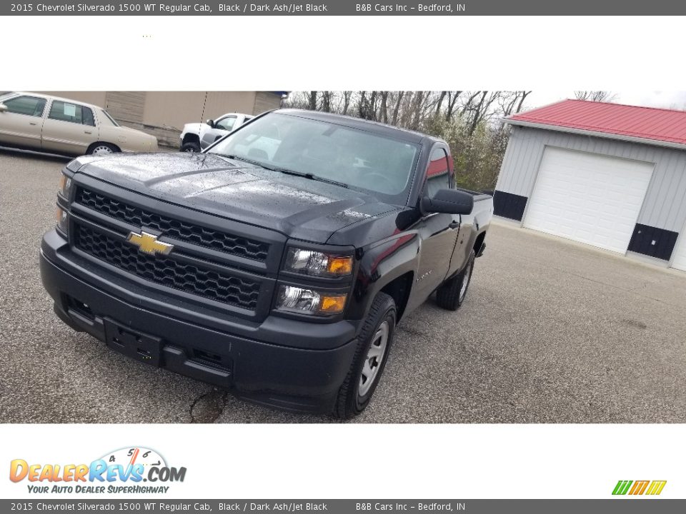 2015 Chevrolet Silverado 1500 WT Regular Cab Black / Dark Ash/Jet Black Photo #4