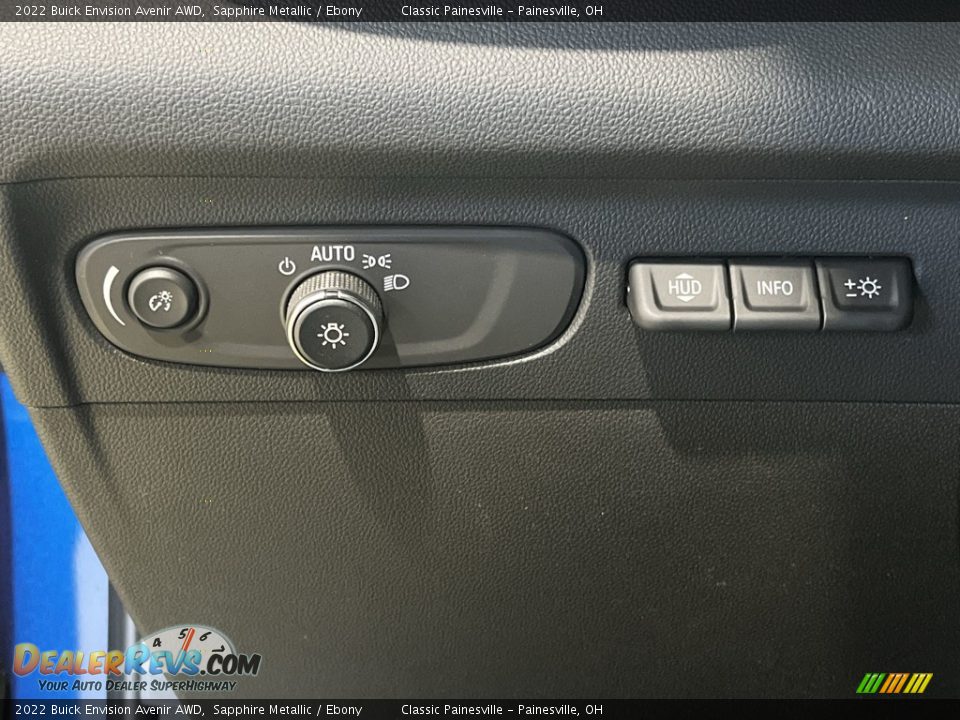 2022 Buick Envision Avenir AWD Sapphire Metallic / Ebony Photo #18