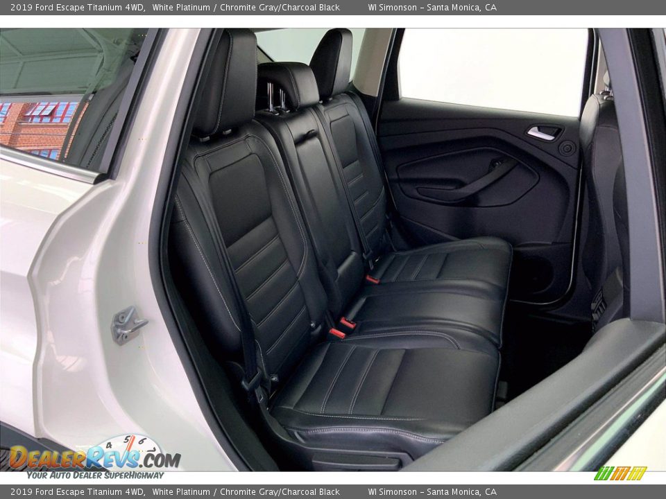 Rear Seat of 2019 Ford Escape Titanium 4WD Photo #19