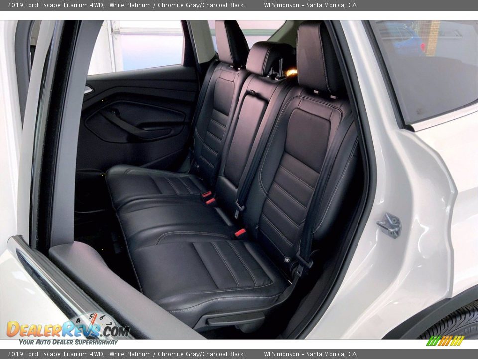Rear Seat of 2019 Ford Escape Titanium 4WD Photo #20