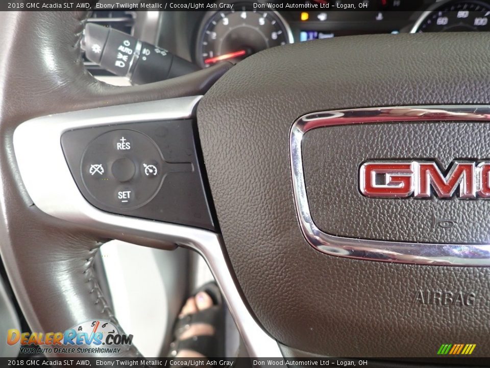 2018 GMC Acadia SLT AWD Ebony Twilight Metallic / Cocoa/Light Ash Gray Photo #23