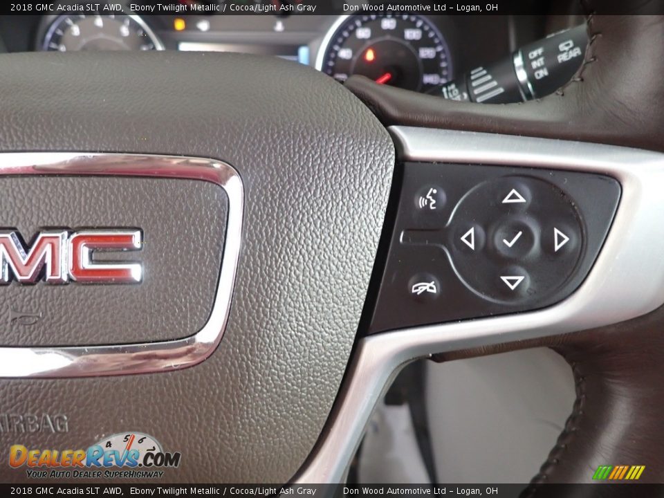 2018 GMC Acadia SLT AWD Ebony Twilight Metallic / Cocoa/Light Ash Gray Photo #24