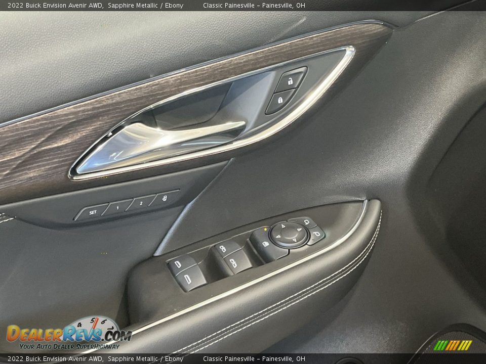 2022 Buick Envision Avenir AWD Sapphire Metallic / Ebony Photo #24