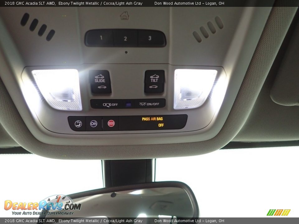 2018 GMC Acadia SLT AWD Ebony Twilight Metallic / Cocoa/Light Ash Gray Photo #27