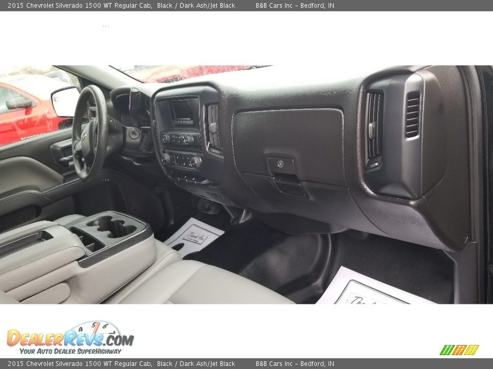 2015 Chevrolet Silverado 1500 WT Regular Cab Black / Dark Ash/Jet Black Photo #14