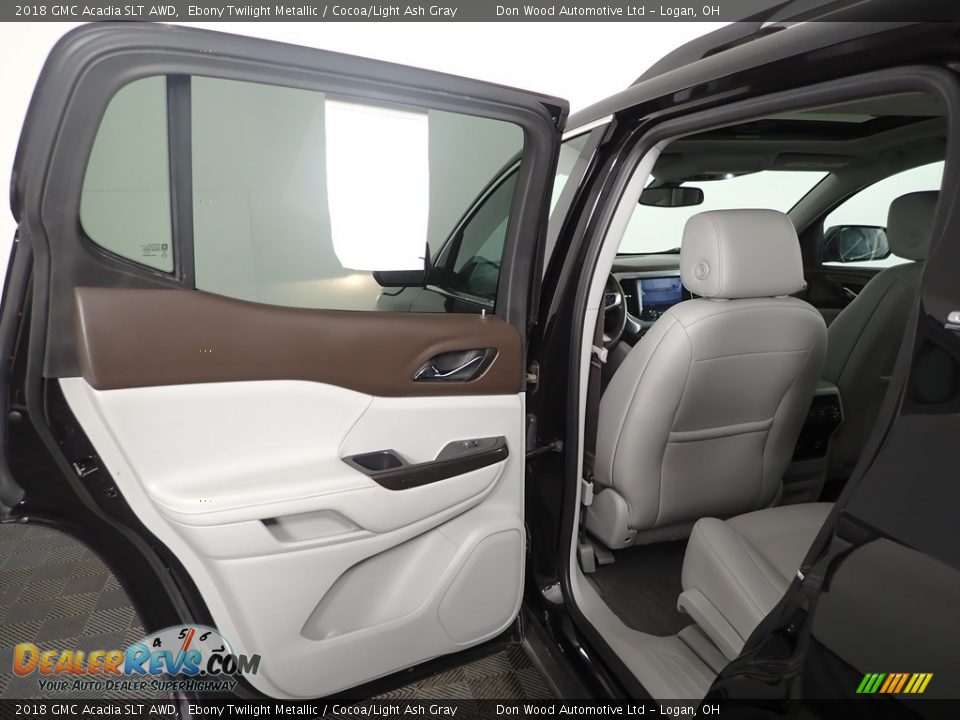 2018 GMC Acadia SLT AWD Ebony Twilight Metallic / Cocoa/Light Ash Gray Photo #31