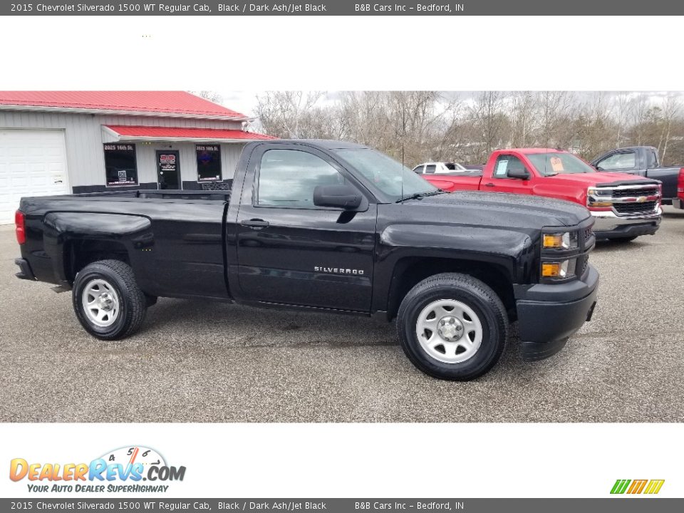 Black 2015 Chevrolet Silverado 1500 WT Regular Cab Photo #16