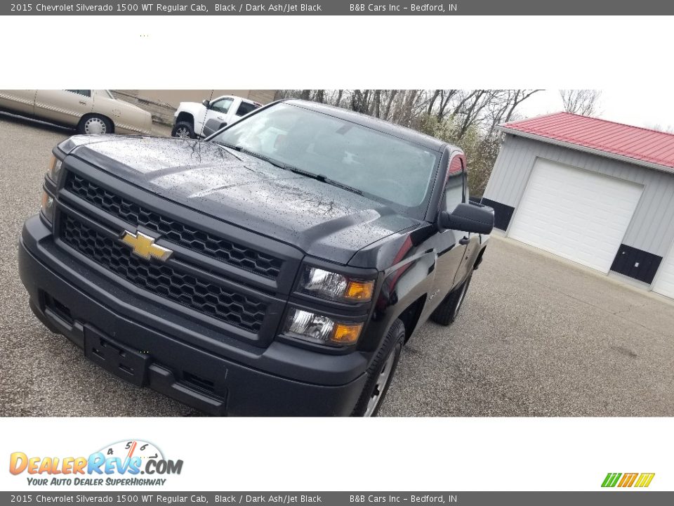 2015 Chevrolet Silverado 1500 WT Regular Cab Black / Dark Ash/Jet Black Photo #17