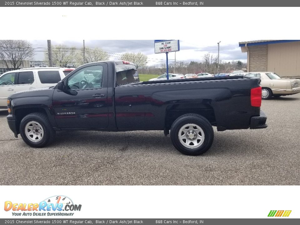 2015 Chevrolet Silverado 1500 WT Regular Cab Black / Dark Ash/Jet Black Photo #18