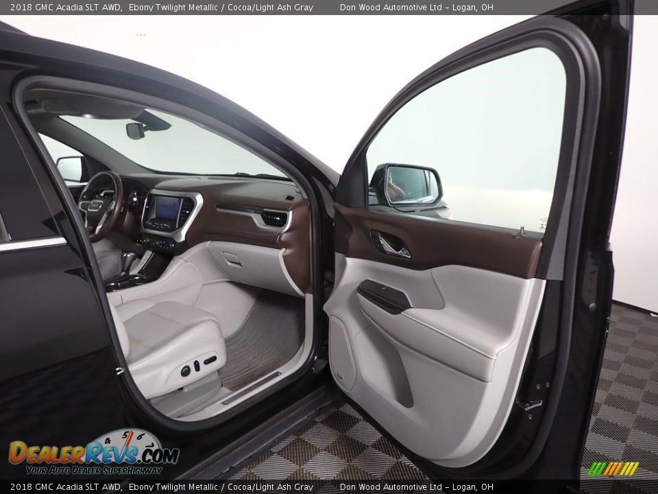 2018 GMC Acadia SLT AWD Ebony Twilight Metallic / Cocoa/Light Ash Gray Photo #35