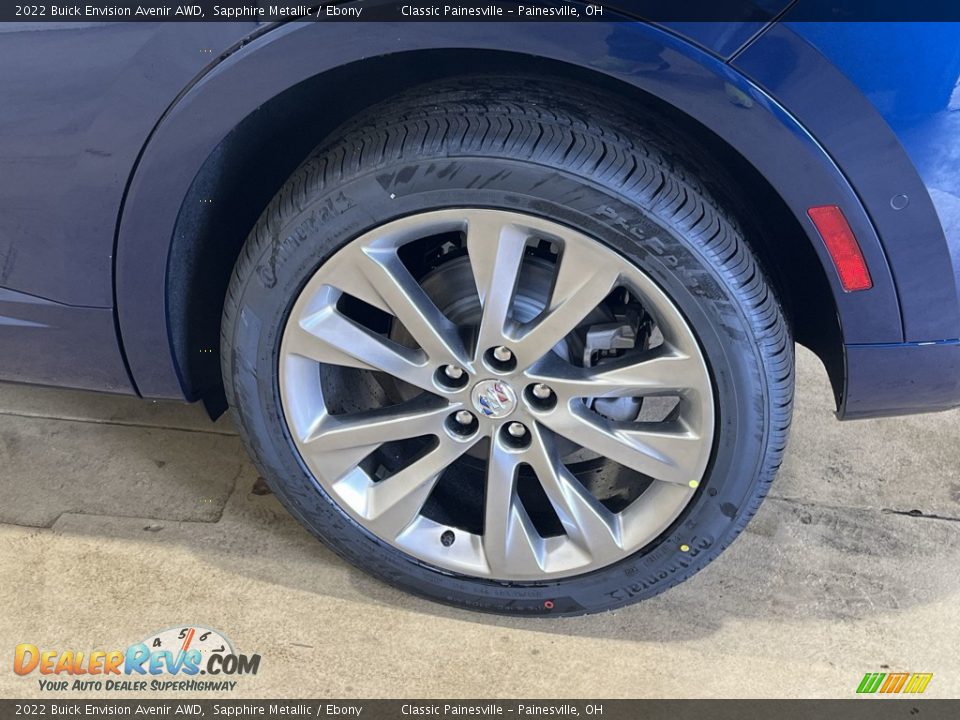 2022 Buick Envision Avenir AWD Sapphire Metallic / Ebony Photo #34