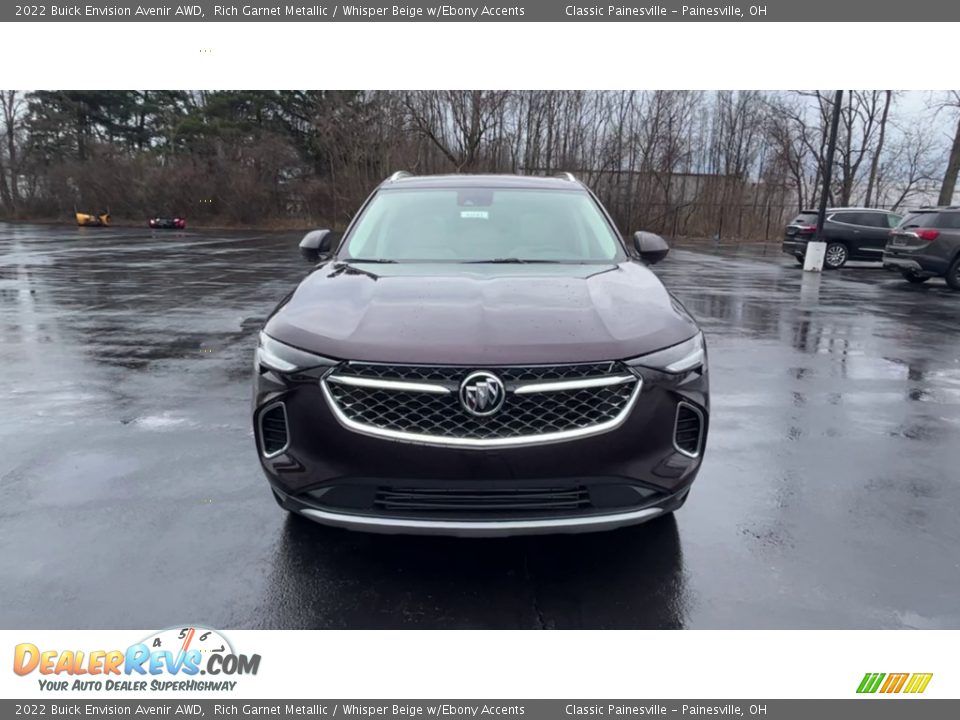 2022 Buick Envision Avenir AWD Rich Garnet Metallic / Whisper Beige w/Ebony Accents Photo #3