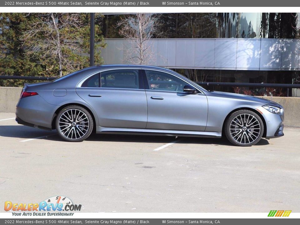 Selenite Gray Magno (Matte) 2022 Mercedes-Benz S 500 4Matic Sedan Photo #4