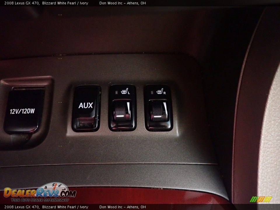 2008 Lexus GX 470 Blizzard White Pearl / Ivory Photo #3