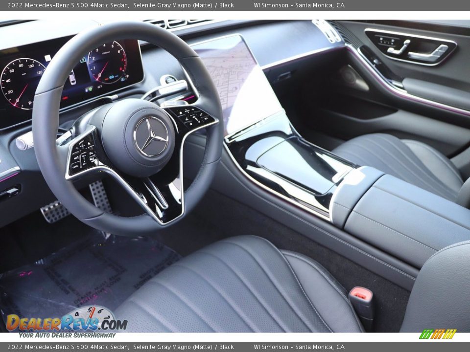 Front Seat of 2022 Mercedes-Benz S 500 4Matic Sedan Photo #10