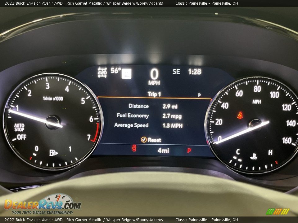 2022 Buick Envision Avenir AWD Gauges Photo #11