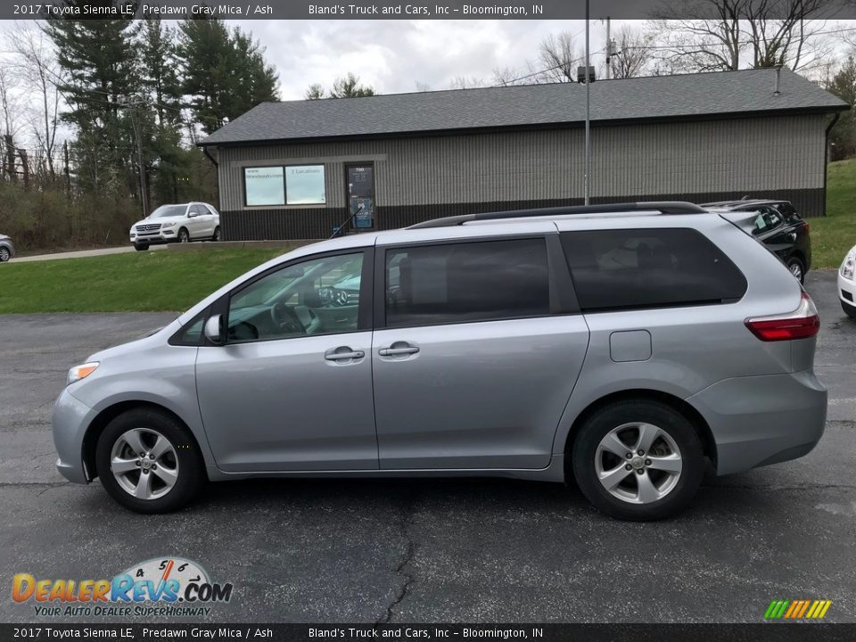 2017 Toyota Sienna LE Predawn Gray Mica / Ash Photo #1