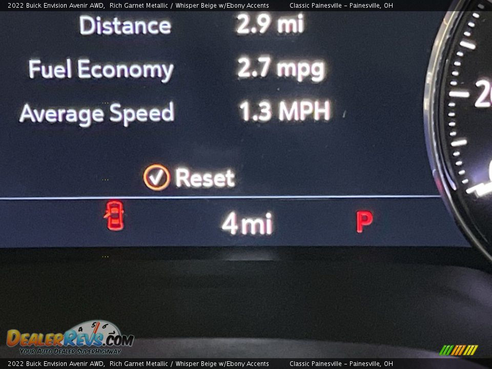 2022 Buick Envision Avenir AWD Rich Garnet Metallic / Whisper Beige w/Ebony Accents Photo #12