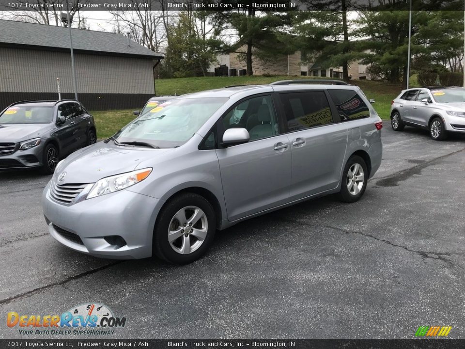 2017 Toyota Sienna LE Predawn Gray Mica / Ash Photo #2