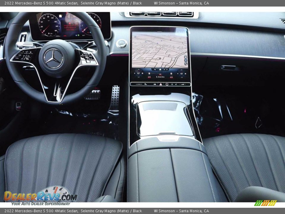 2022 Mercedes-Benz S 500 4Matic Sedan Selenite Gray Magno (Matte) / Black Photo #14