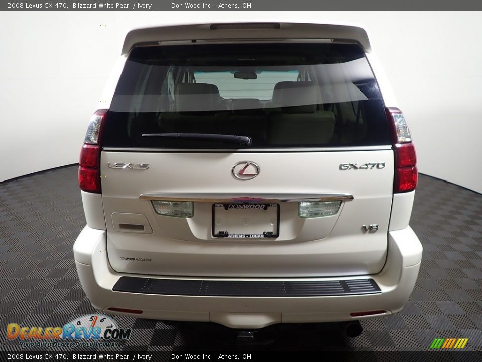 2008 Lexus GX 470 Blizzard White Pearl / Ivory Photo #14