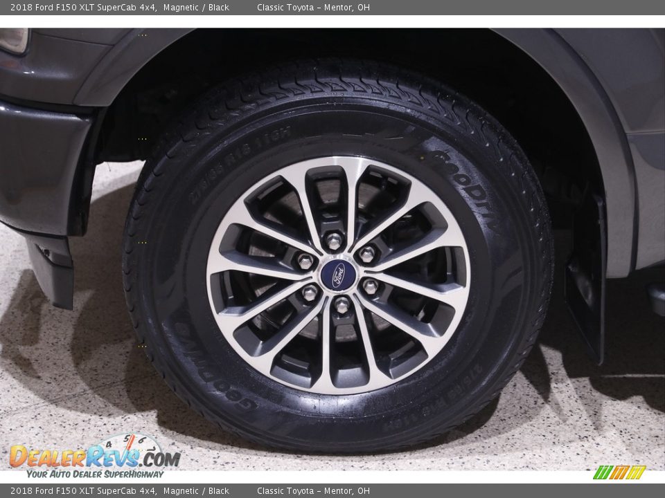 2018 Ford F150 XLT SuperCab 4x4 Magnetic / Black Photo #21