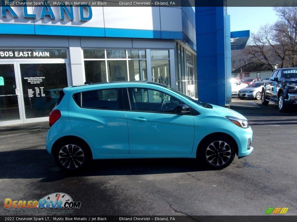 2022 Chevrolet Spark LT Mystic Blue Metallic / Jet Black Photo #2