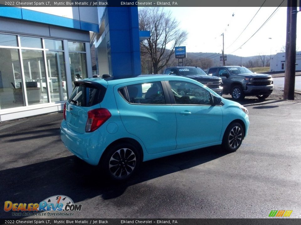 2022 Chevrolet Spark LT Mystic Blue Metallic / Jet Black Photo #3