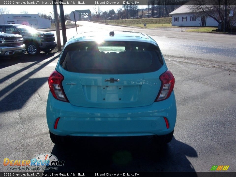 2022 Chevrolet Spark LT Mystic Blue Metallic / Jet Black Photo #4