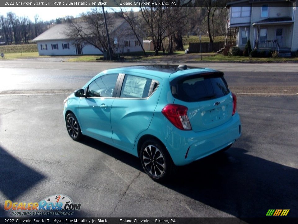 2022 Chevrolet Spark LT Mystic Blue Metallic / Jet Black Photo #5