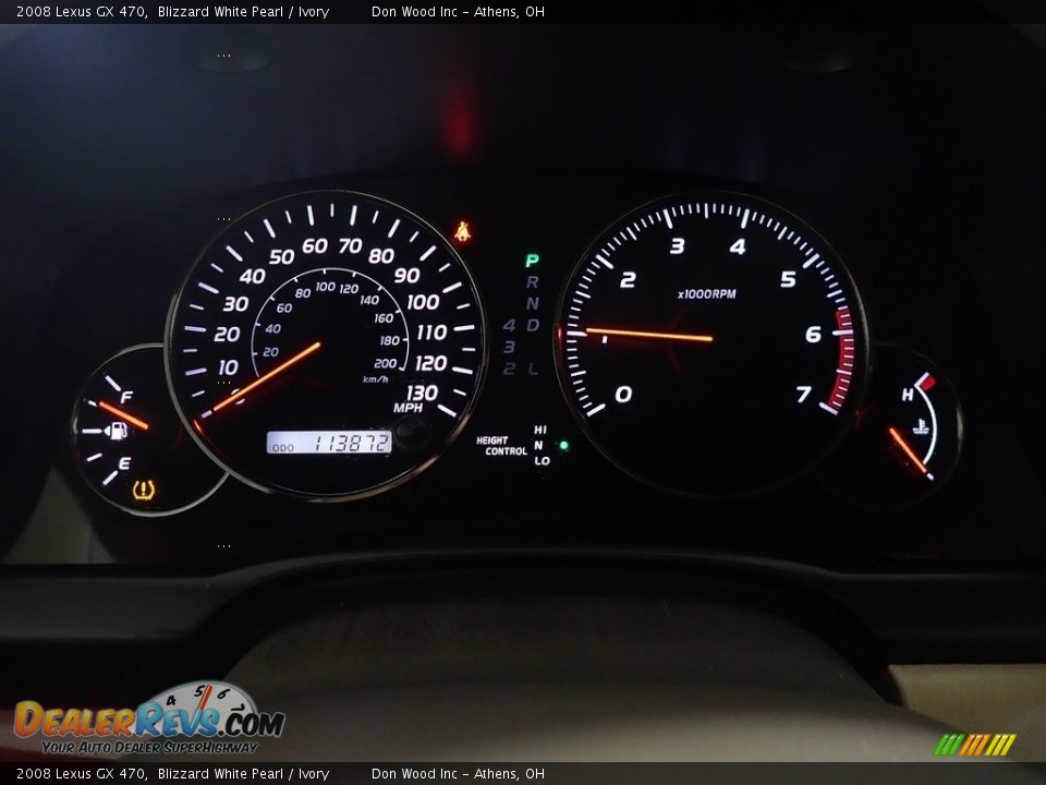 2008 Lexus GX 470 Blizzard White Pearl / Ivory Photo #22