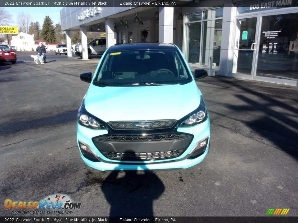 2022 Chevrolet Spark LT Mystic Blue Metallic / Jet Black Photo #8