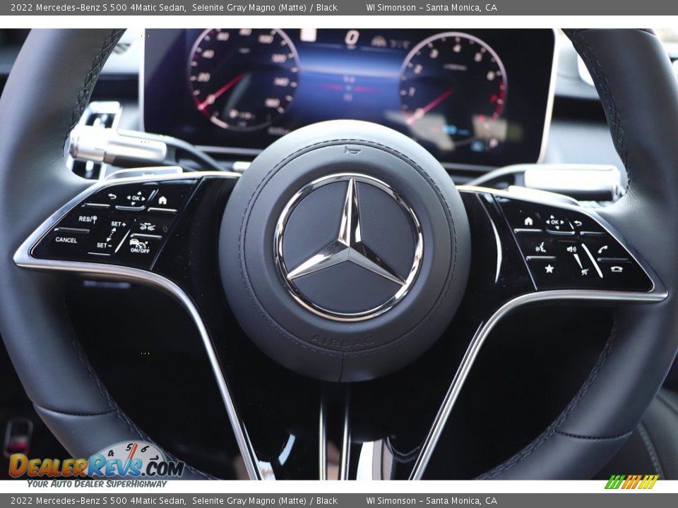 2022 Mercedes-Benz S 500 4Matic Sedan Steering Wheel Photo #22