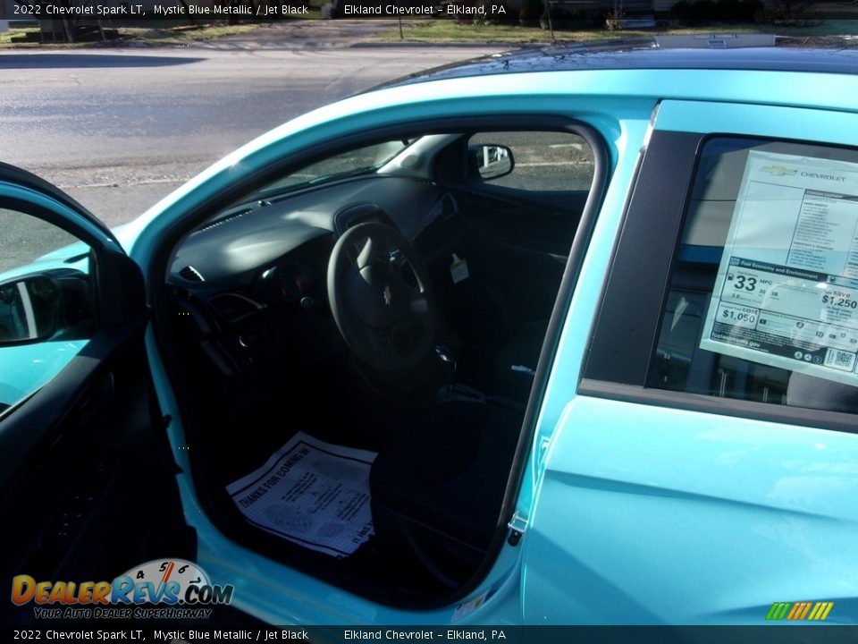 2022 Chevrolet Spark LT Mystic Blue Metallic / Jet Black Photo #11