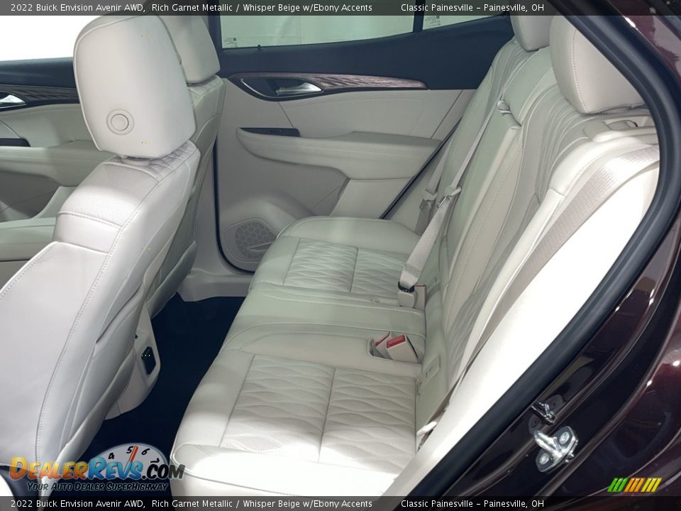 Rear Seat of 2022 Buick Envision Avenir AWD Photo #26