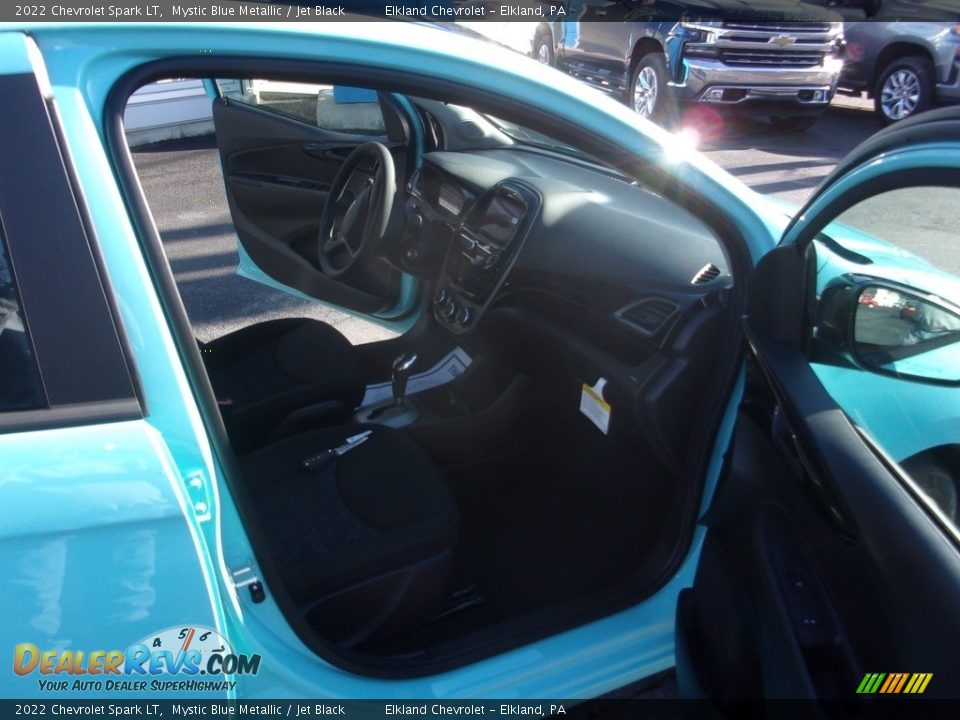 2022 Chevrolet Spark LT Mystic Blue Metallic / Jet Black Photo #13