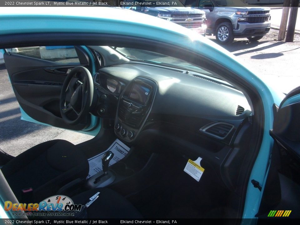 2022 Chevrolet Spark LT Mystic Blue Metallic / Jet Black Photo #14
