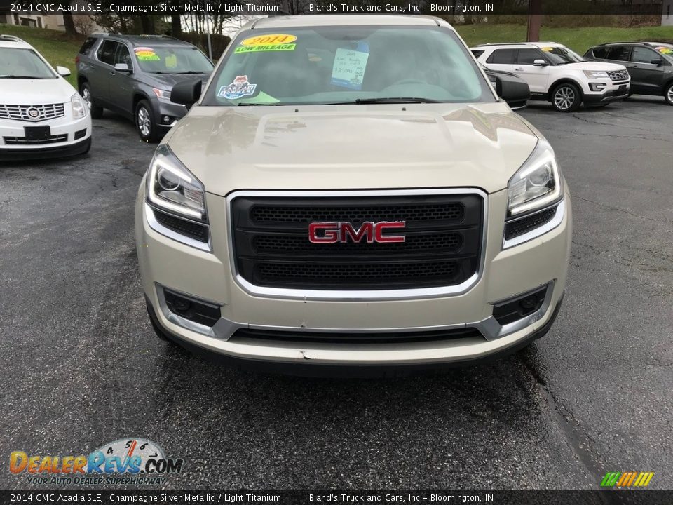 2014 GMC Acadia SLE Champagne Silver Metallic / Light Titanium Photo #3