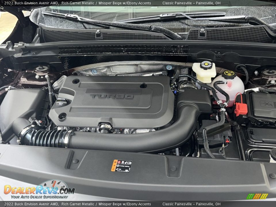 2022 Buick Envision Avenir AWD 2.0 Liter Turbocharged DOHC 16-Valve VVT 4 Cylinder Engine Photo #31