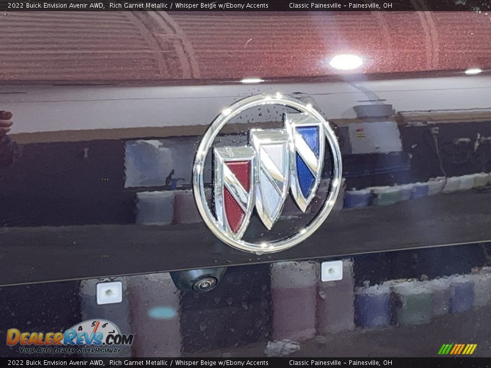 2022 Buick Envision Avenir AWD Rich Garnet Metallic / Whisper Beige w/Ebony Accents Photo #32