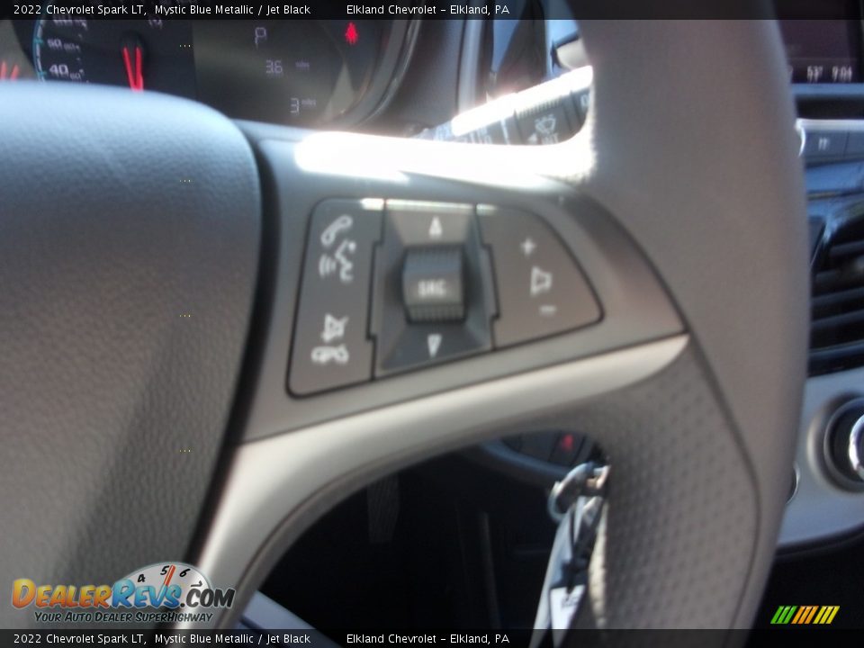 2022 Chevrolet Spark LT Mystic Blue Metallic / Jet Black Photo #20