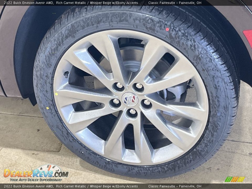 2022 Buick Envision Avenir AWD Rich Garnet Metallic / Whisper Beige w/Ebony Accents Photo #34