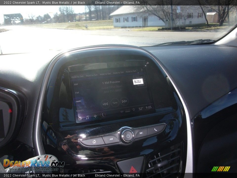 2022 Chevrolet Spark LT Mystic Blue Metallic / Jet Black Photo #24