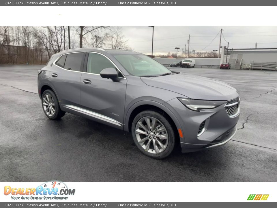 2022 Buick Envision Avenir AWD Satin Steel Metallic / Ebony Photo #2