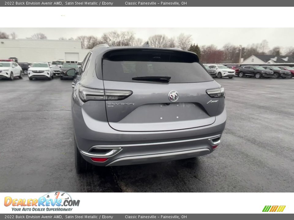 2022 Buick Envision Avenir AWD Satin Steel Metallic / Ebony Photo #7