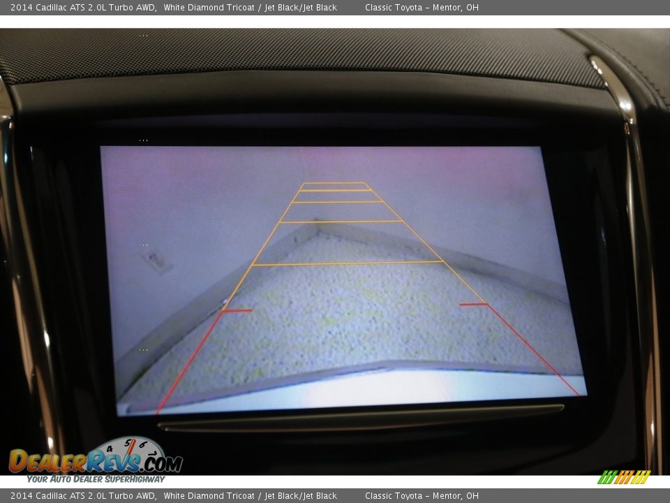 2014 Cadillac ATS 2.0L Turbo AWD White Diamond Tricoat / Jet Black/Jet Black Photo #14