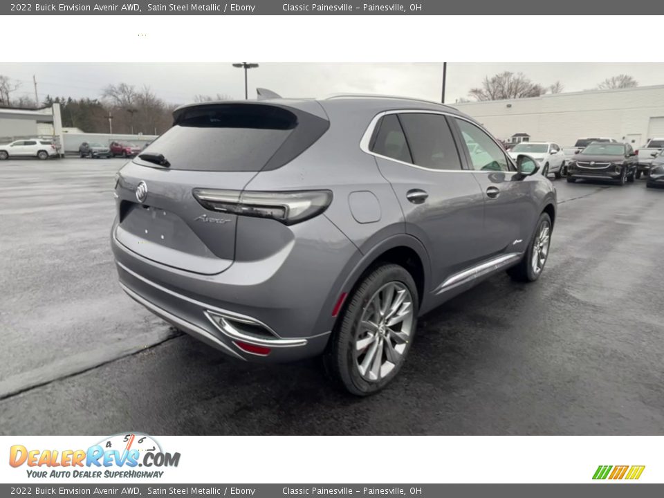 2022 Buick Envision Avenir AWD Satin Steel Metallic / Ebony Photo #8