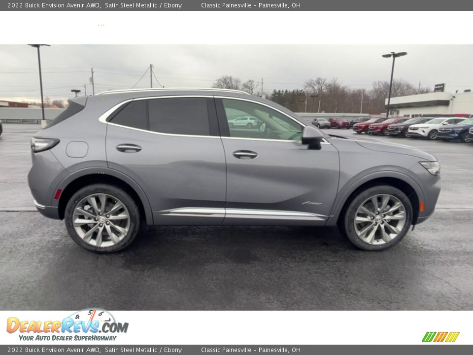 2022 Buick Envision Avenir AWD Satin Steel Metallic / Ebony Photo #9