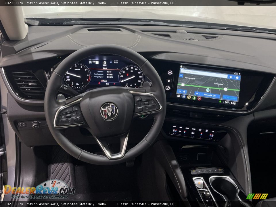 2022 Buick Envision Avenir AWD Satin Steel Metallic / Ebony Photo #21